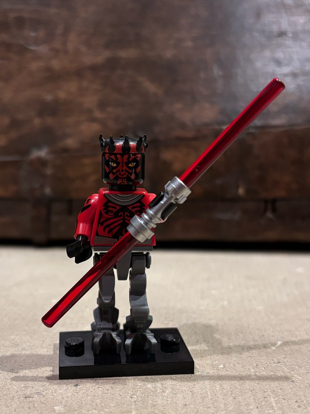 LEGO Star Wars Darth Maul minifigure  with mechanical legs (sw0493)